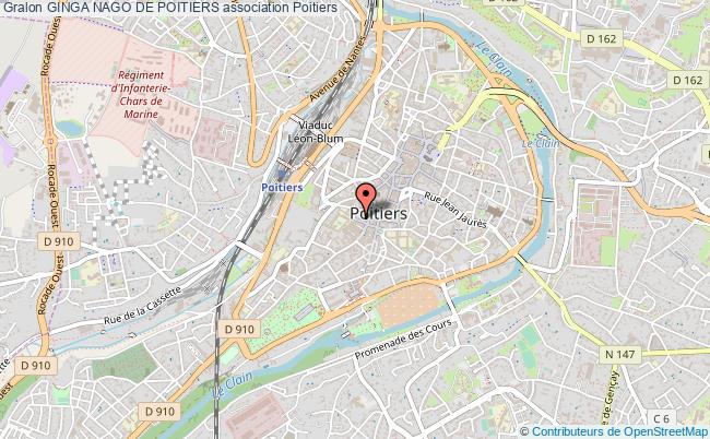 plan association Ginga Nago De Poitiers Poitiers