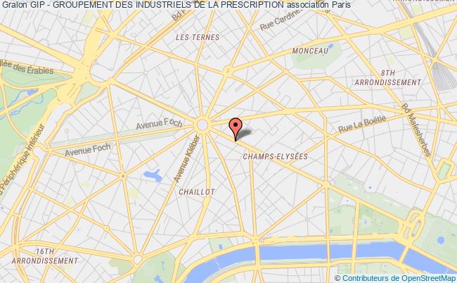 plan association Gip - Groupement Des Industriels De La Prescription Paris