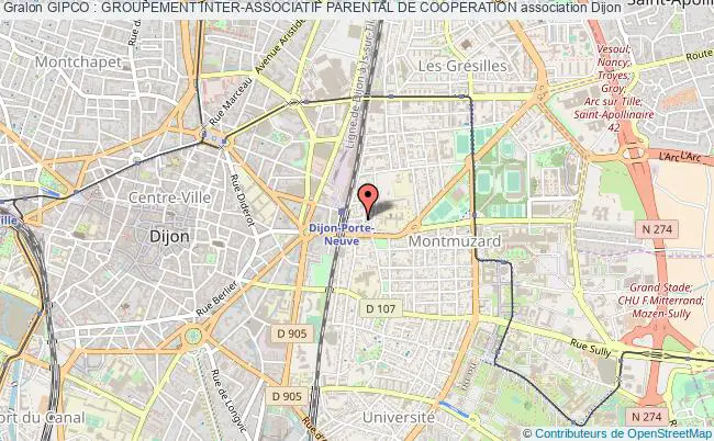 plan association Gipco : Groupement Inter-associatif Parental De Cooperation Dijon