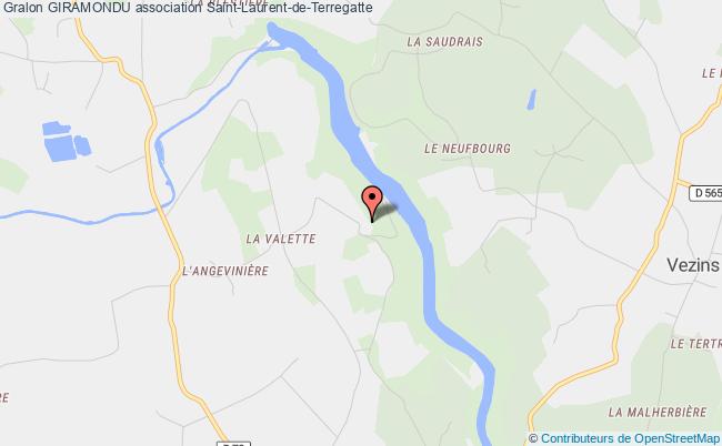 plan association Giramondu Saint-Laurent-de-Terregatte