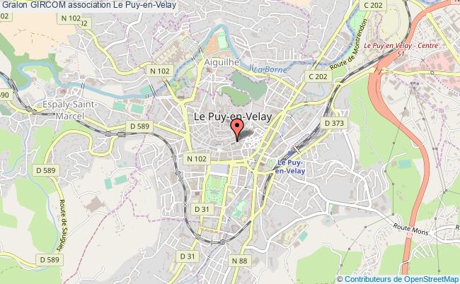 plan association Gircom Le    Puy-en-Velay