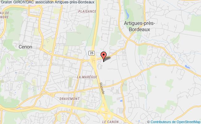 plan association Giron'dac Artigues-près-Bordeaux