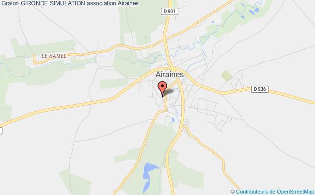 plan association Gironde Simulation Airaines