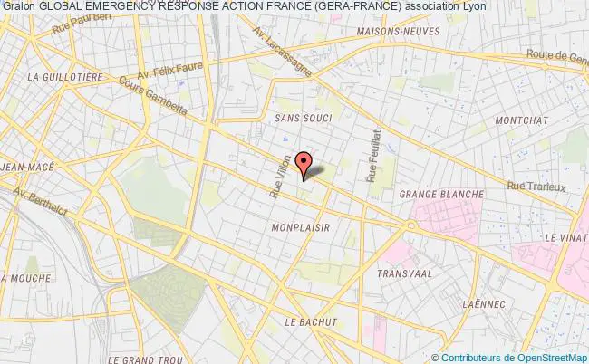 plan association Global Emergency Response Action France (gera-france) Lyon