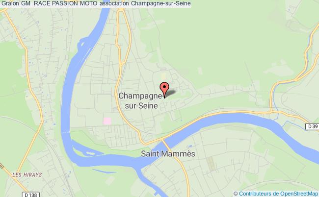 plan association Gm+ Race Passion Moto Champagne-sur-Seine