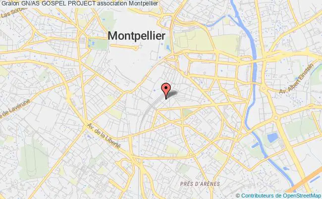 plan association Gn/as Gospel Project Montpellier