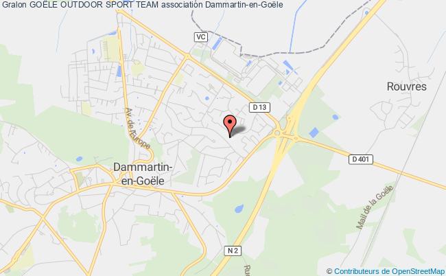 plan association GoËle Outdoor Sport Team Dammartin-en-Goële