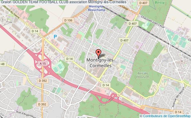 plan association Golden Team Football Club Montigny-lès-Cormeilles