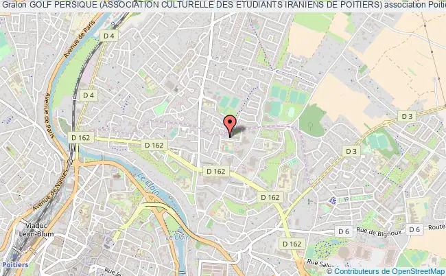plan association Golf Persique (association Culturelle Des Etudiants Iraniens De Poitiers) Poitiers