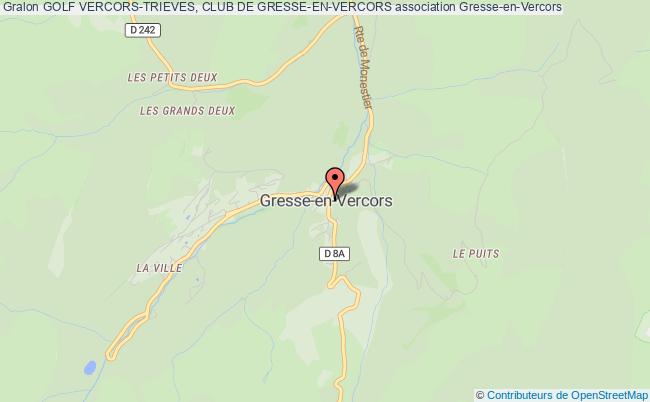 GOLF VERCORS-TRIEVES, CLUB DE GRESSE-EN-VERCORS