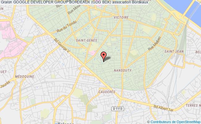 plan association Google Developer Group Bordeaux (gdg Bdx) Bordeaux