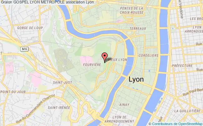plan association Gospel Lyon Metropole Lyon