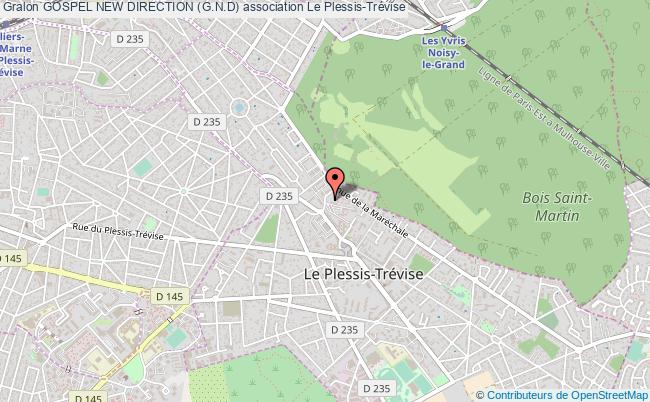 plan association Gospel New Direction (g.n.d) Le    Plessis-Trévise