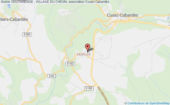 plan association Goutarende , Village Du Cheval Cuxac-Cabardès