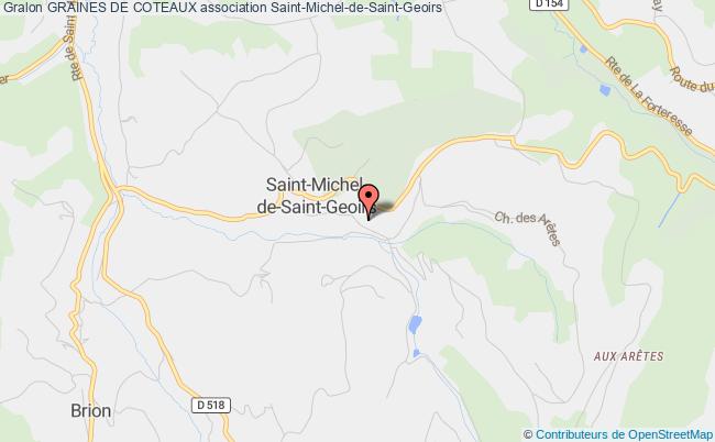 plan association Graines De Coteaux Saint-Michel-de-Saint-Geoirs