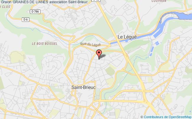 plan association Graines De Lianes Saint-Brieuc
