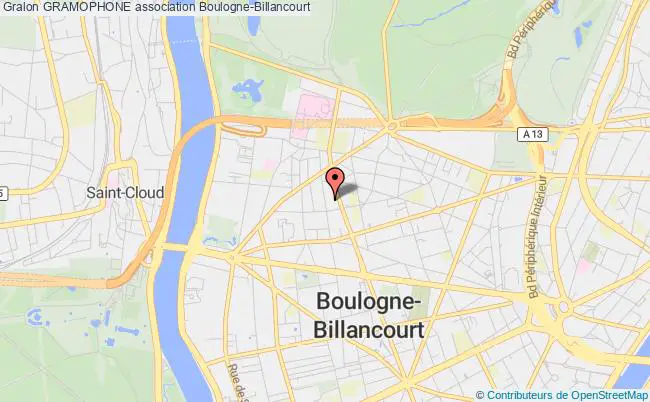 plan association Gramophone Boulogne-Billancourt