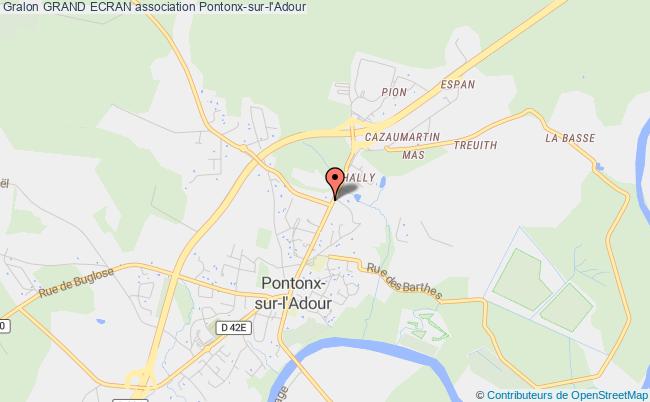 plan association Grand Ecran Pontonx-sur-l'Adour