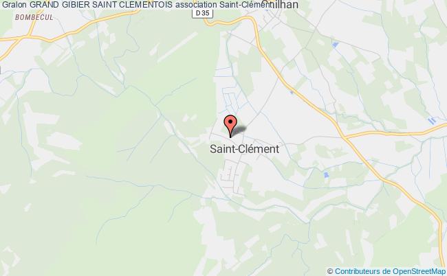 plan association Grand Gibier Saint Clementois Saint-Clément