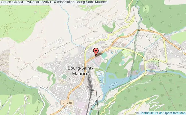 plan association Grand Paradis Saintex Bourg-Saint-Maurice