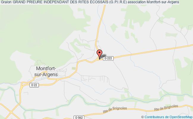 plan association Grand Prieure IndÉpendant Des Rites Écossais (g.p.i.r.e) Montfort-sur-Argens