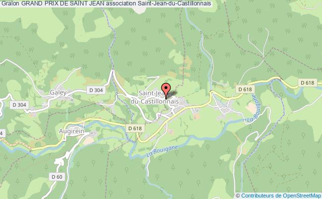 plan association Grand Prix De Saint Jean Saint-Jean-du-Castillonnais