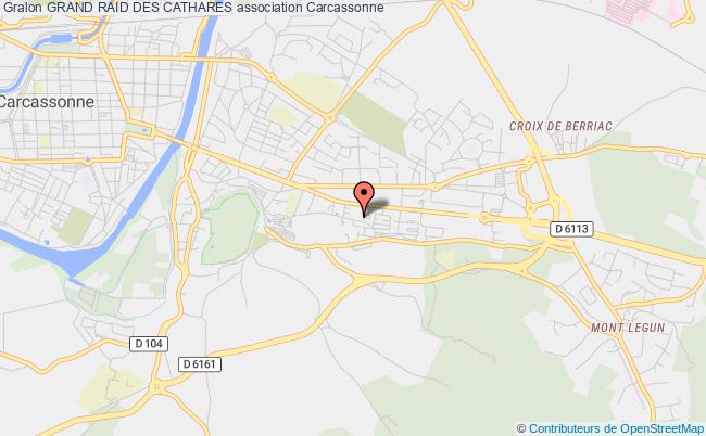 plan association Grand Raid Des Cathares Carcassonne