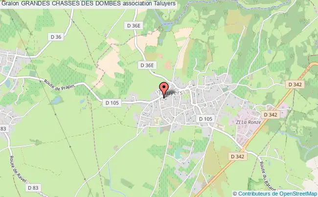 plan association Grandes Chasses Des Dombes Taluyers