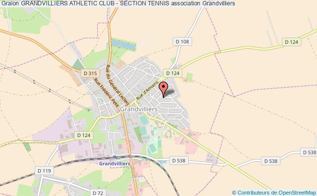 GRANDVILLIERS ATHLETIC CLUB - SECTION TENNIS