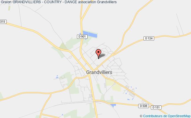 plan association Grandvilliers - Country - Dance Grandvilliers