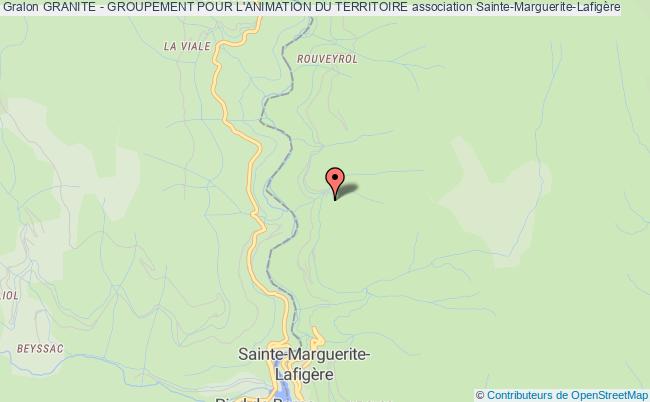 plan association Granite - Groupement Pour L'animation Du Territoire Sainte-Marguerite-Lafigère