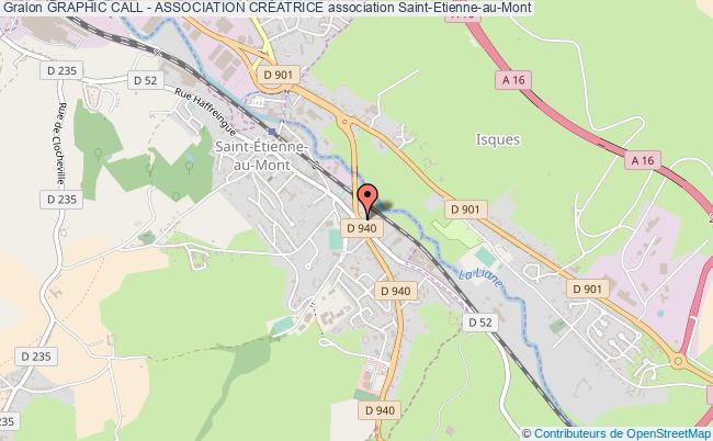 plan association Graphic Call - Association CrÉatrice Saint-Étienne-au-Mont