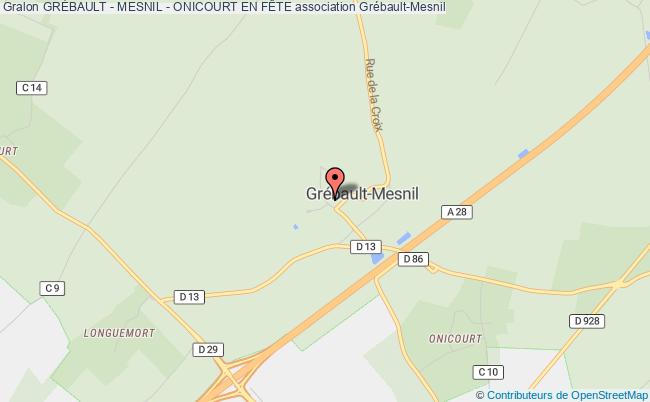 plan association GrÉbault - Mesnil - Onicourt En FÊte Grébault-Mesnil