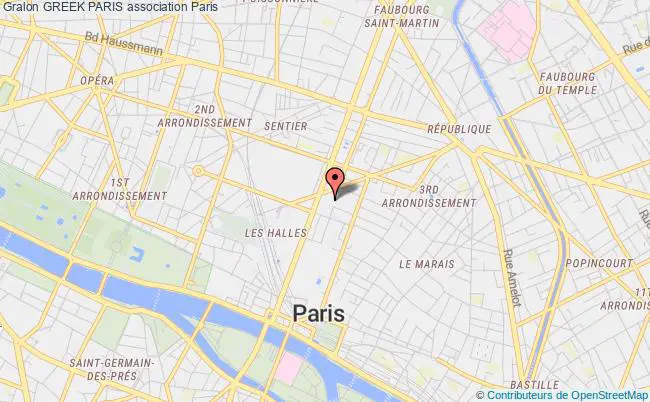 plan association Greek Paris Paris 3e