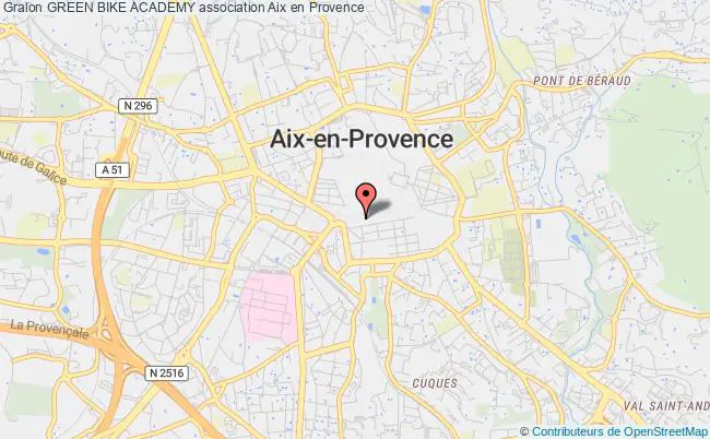plan association Green Bike Academy Aix-en-Provence