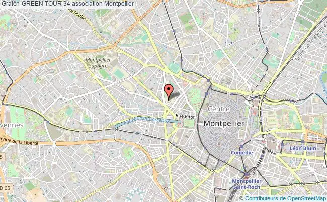 plan association Green Tour 34 Montpellier
