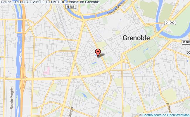 plan association Grenoble Amitie Et Nature Grenoble