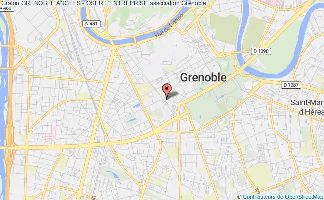 plan association Grenoble Angels - Oser L'entreprise grenoble cedex 1