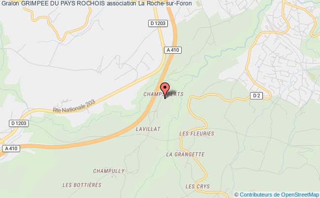 plan association Grimpee Du Pays Rochois La    Roche-sur-Foron