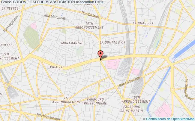 plan association Groove Catchers Association Paris