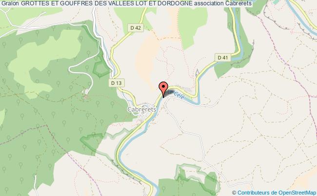 plan association Grottes Et Gouffres Des Vallees Lot Et Dordogne Cabrerets