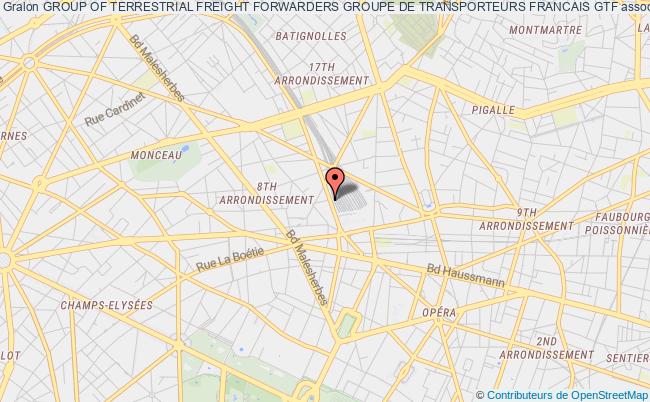 GROUP OF TERRESTRIAL FREIGHT FORWARDERS GROUPE DE TRANSPORTEURS FRANCAIS GTF