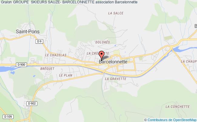 GROUPE  SKIEURS SAUZE- BARCELONNETTE