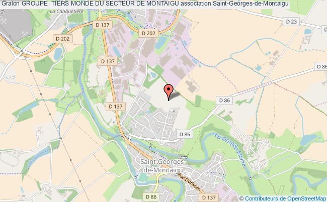 plan association Groupe  Tiers Monde Du Secteur De Montaigu Saint-Georges-de-Montaigu