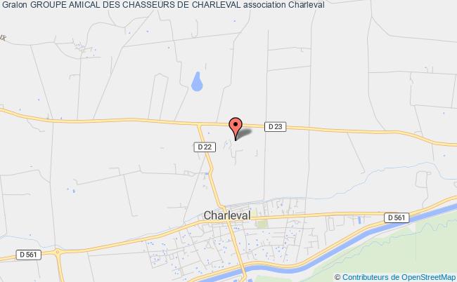 plan association Groupe Amical Des Chasseurs De Charleval Charleval