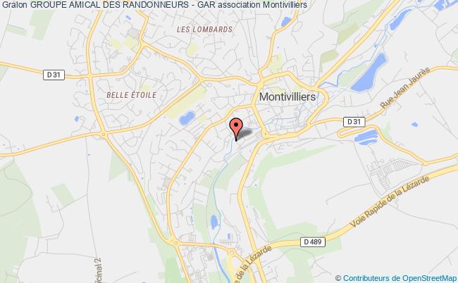 plan association Groupe Amical Des Randonneurs - Gar Montivilliers