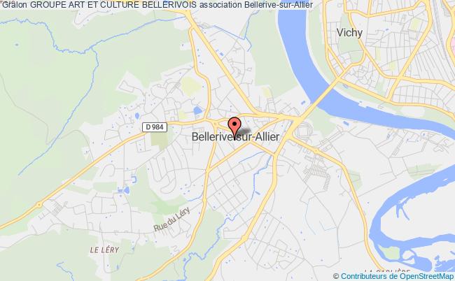 plan association Groupe Art Et Culture Bellerivois Bellerive-sur-Allier