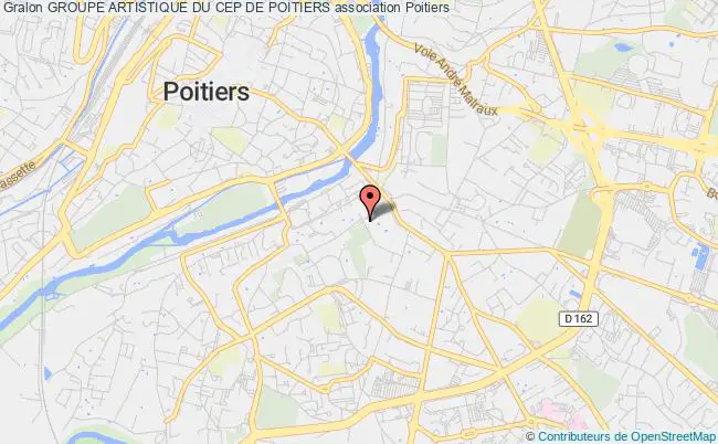 plan association Groupe Artistique Du Cep De Poitiers Poitiers
