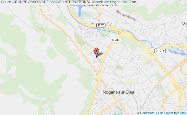 plan association Groupe Associatif Amical International Nogent-sur-Oise