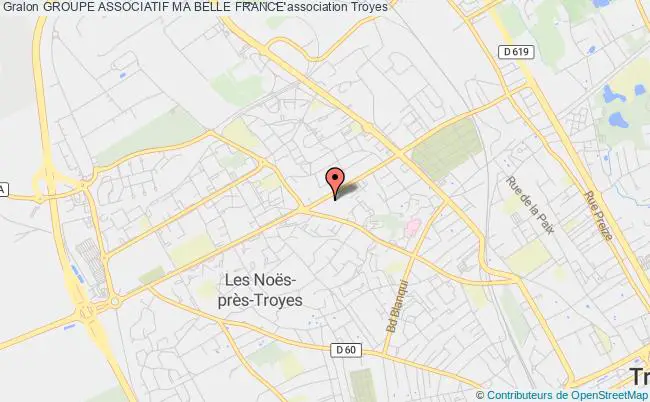 plan association Groupe Associatif Ma Belle France Troyes